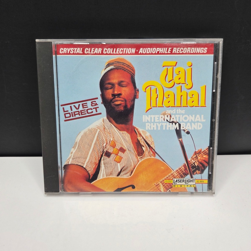 Taj Mahal Live & Direct CD Audiophile International Rhythm Band 1990 LaserLight